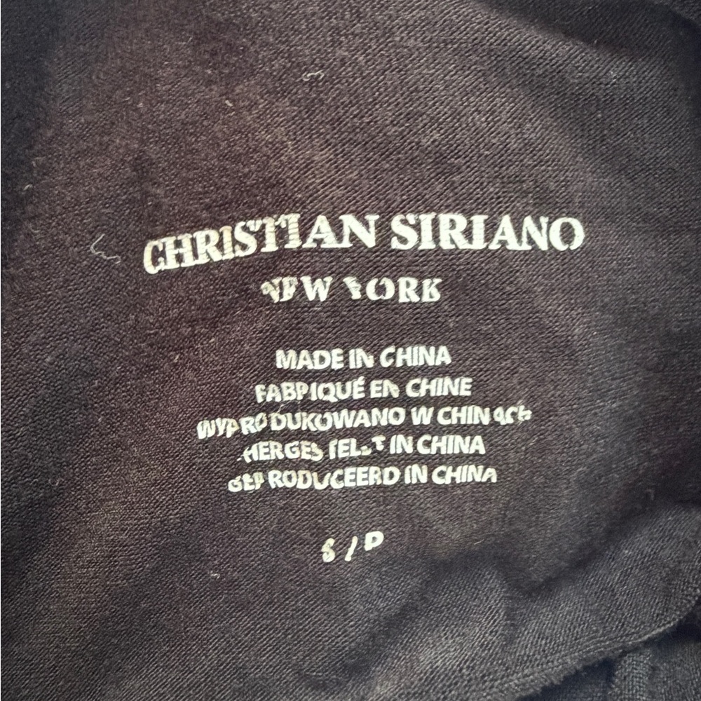 Christian Siriano Black Sleeveless Mock Neck Top - Picture 3 of 3